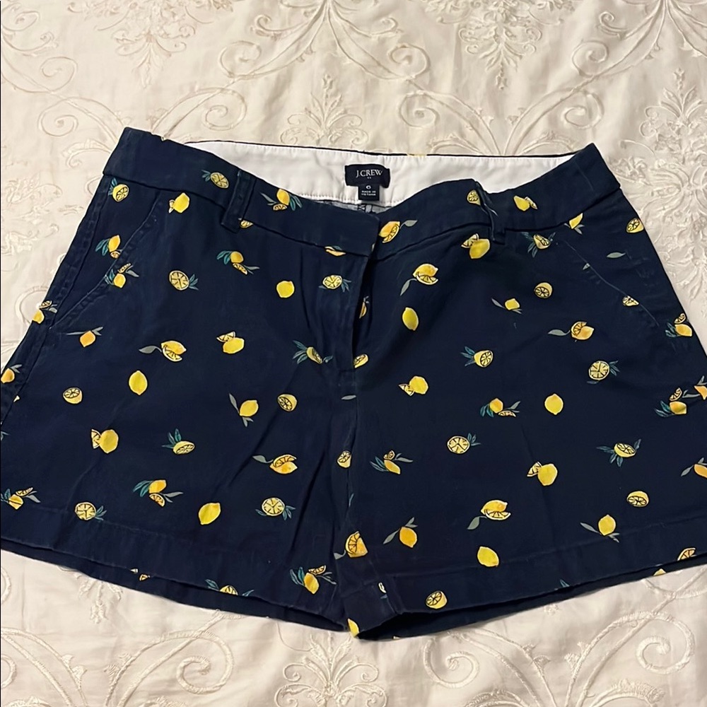 J Crew Lemon Shorts